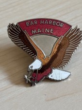 PIN'S - BAR HARBOR MAINE AIGLE USA MOTORCYCLE VINTAGE , EGF