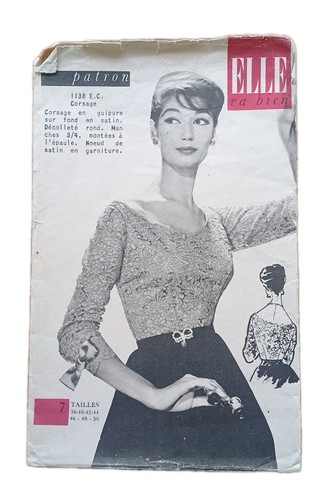 Patron couture vintage elle - couture,
