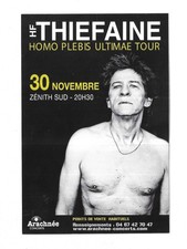 RARE / FLYER - THIEFAINE : EN CONCERT LIVE MONTPELLIER FRANCE 2011 MINI AFFICHE