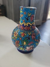 ANCIEN PETIT VASE BOULE LONGWY