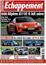 Echappement   N°655   Mai 2022 : Alpine A1110S Kit Aero Ligier Jsp4 Et Js2 R