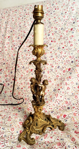 Bougeoir pied lampe xixème - pied,