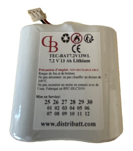 Pile 13ah bat72v13wl pour - pile, 7.2v