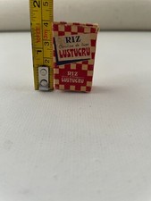 Mini boite carton publicitaire RIZ LUSTUCRU vintage 1960S