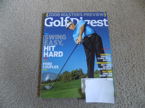 2008 april golf digest - 2008,