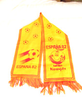 echarpe scarf football ESPANA 82 NARANJITO WORLD CUP 1982 WC ORIGINAL VINTAGE