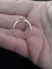 bague solitaire diamant 18