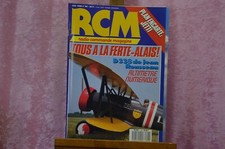 ANCIENNE REVUE RCM RADIO COMMANDE MODÉLISME AVION PLAN  ENCARTE JETTI