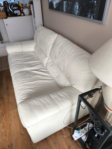 Vends canapés blanc - 2,