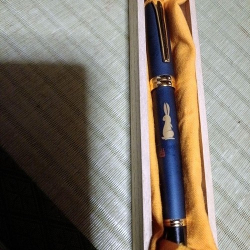 Gold maki fountain pen - maki-e,
