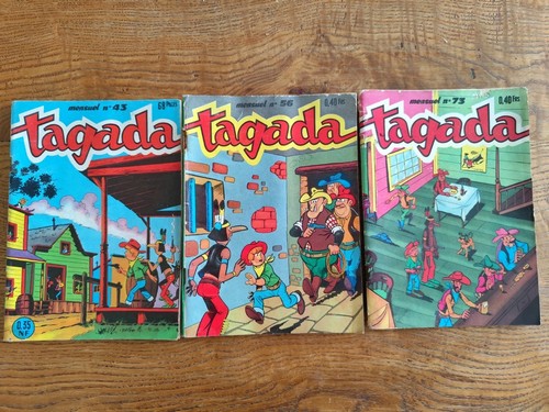 Tagada lot 3 numéros - tagada, bd