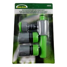 Ensemble 4 Raccords 1/2" 1,27cm Tuyau de Jardin Connecteur Arrosage Universel