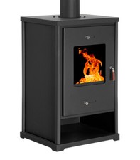Poele à Bois Prometey Eco 4 - 7 kW, Haute Efficacité et Design Moderne
