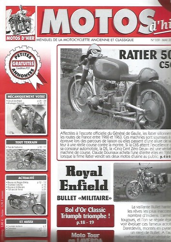 Motos hier 109 ratier - ratier, 500
