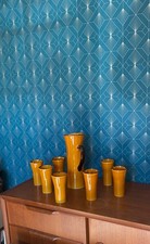 Service à Orangeade Vintage Claude Paci Modèle Gladys Années 50/60, 6 Verres