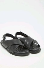 Sandales À Brides Croisées Bata Homme Taille 41 Cuir Neuves 