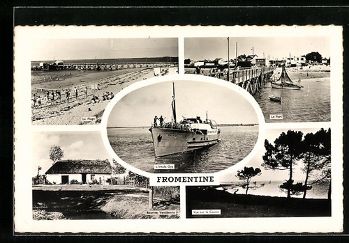 Cpa fromentine plage - fromentine,, plage,