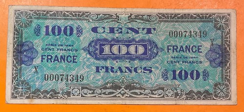 100 francs verso - 100, ttb