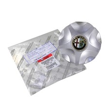 Cache Moyeux Original Argent Alfa Romeo Logo Mito 50512635