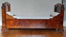 Lit de repos (ou lit de coté).  1 place (rare).Style Napoléon III