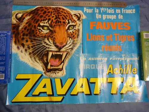 Ancienne affiche cirque - ancienne,