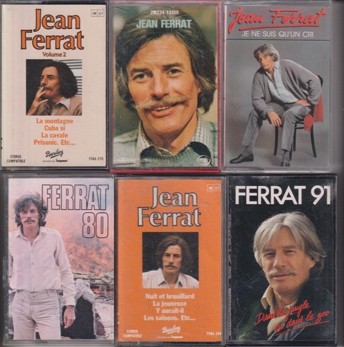 Jean ferrat lot k7 - jean,