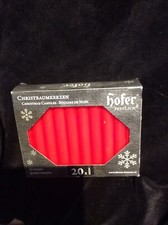 Anciennes Boite Bougies de Noël Rouges pour Pinces à Sapin