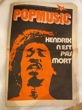 Rare revue POP MUSIC N°120 JIMI HENDRIX 1972
