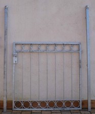 Porte Du Jardin Ferme Porte Métal Fer Anello-FT100/100S Château Feu Galvanisé