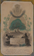 image pieuse religieuse ancienne l'arbre qui etend au loin son ombrage letaille