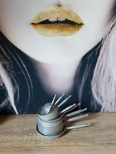 ENSEMBLE CASSEROLES ALU POUPÉE DÎNETTE CUISINE VINTAGE ALU 