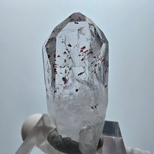 Quartz fantôme arlequin avec