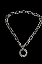 THOMAS SABO Charm Club BRACELET JOLIE MAILLE OVALE  agt 925 signé vintage 20.5cm