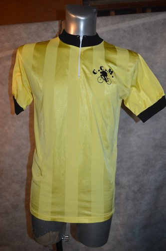 Ancien maillot velo jaune - ancien,