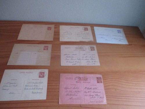 France entier postal postaux - france, 7