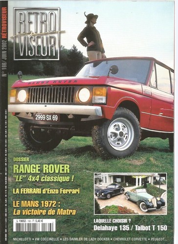 Retroviseur 166 range rover - n°166,