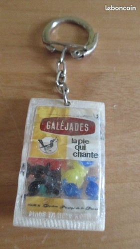 Porte clé vintage bonbons