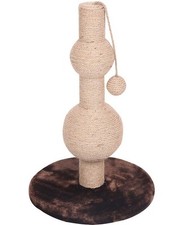 Grattoir Bubbles avec colonne et jeu de suspension pour chats Ferribiella 