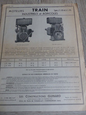 Catalogue, Brochure, Prospectus  Tracteurs Agricole - Moteur  TRAIN JT125, JT175