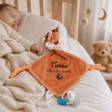 Doudou Bébé avec attache