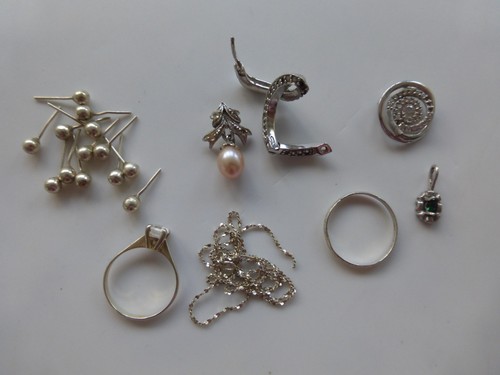 Lot bijoux argent - lot, à