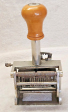 Ancien gros Tampon dateur horodateur Vintage déco bureau Collection XX siècle