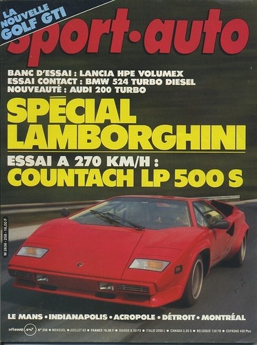 Sport auto 258 - auto, 05/1983