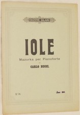 Carlo bucci iole spartito - iole,