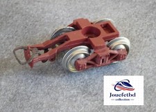 JOUEF HO 1/87 1 bogie DIAMOND brune, roues acier, à clipser ou à visser