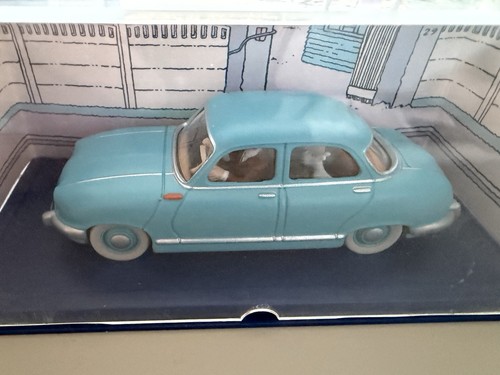 Voiture tintin taxi panhard - taxi,