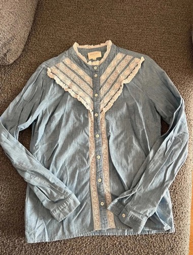 Sézane blue cotton shirt - sézane,