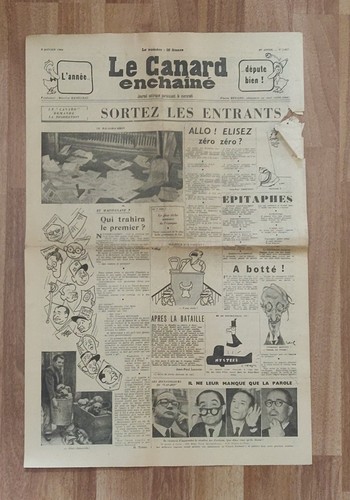 Canard enchaîné 1837 - canard, n°1837