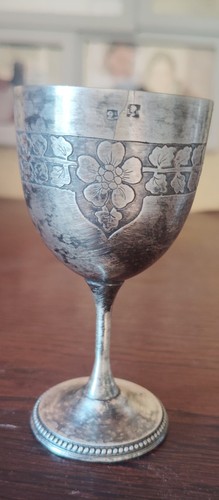 Coupe sur pied métal - , argenté