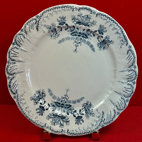Assiette platr décor - , régence